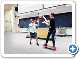 06 Demonstrating thrust with a skateboard and basketball