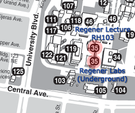 Map of Regener Hall
