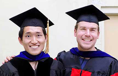 Jacob Miller and Dissertation Director Akimasa Miyake