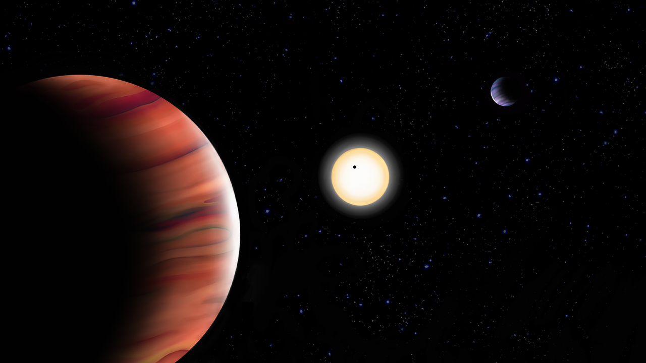 An artists' rendering of the system. Credit: Tedi Vick. 