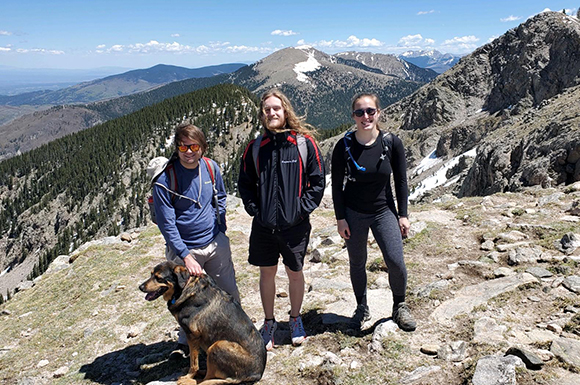 REU Summer 2023 hikers