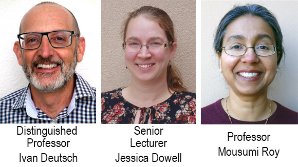 Drs. Deutsch, Roy, and Dowell have been promoted