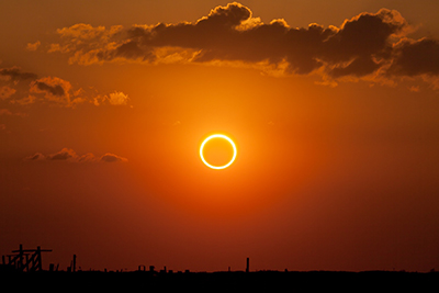 The Ring Eclipse, photograph courtesy Kevin Baird 2012