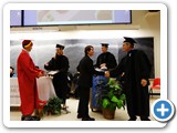 Undergraduates receive their awards — at Regener Hall.