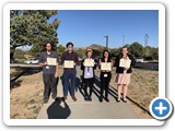 Congratulations to our five remarkable winners!
		Graduate talk: Paul Gieri and
		Lauren Zundel; Amy Soudachanh, undergraduate student talk, and undergraduate posters: Ryan Gibbons, and Ivey Davis