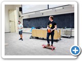 04 Demonstrating thrust with a skateboard and basketball