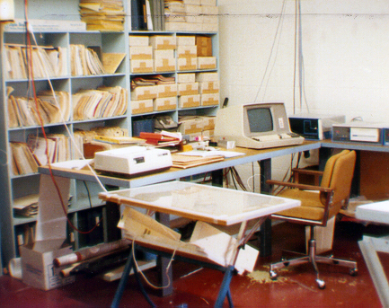 At 7200 Jefferson. An Altair Computer with 8 inch Floppy Disk Drive