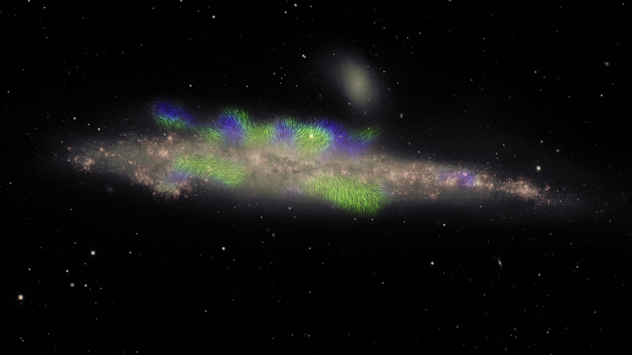 Whale Galaxy (a visualization)