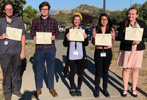 UNM Graduate and Undergraduate winners from the Four Corners Conference